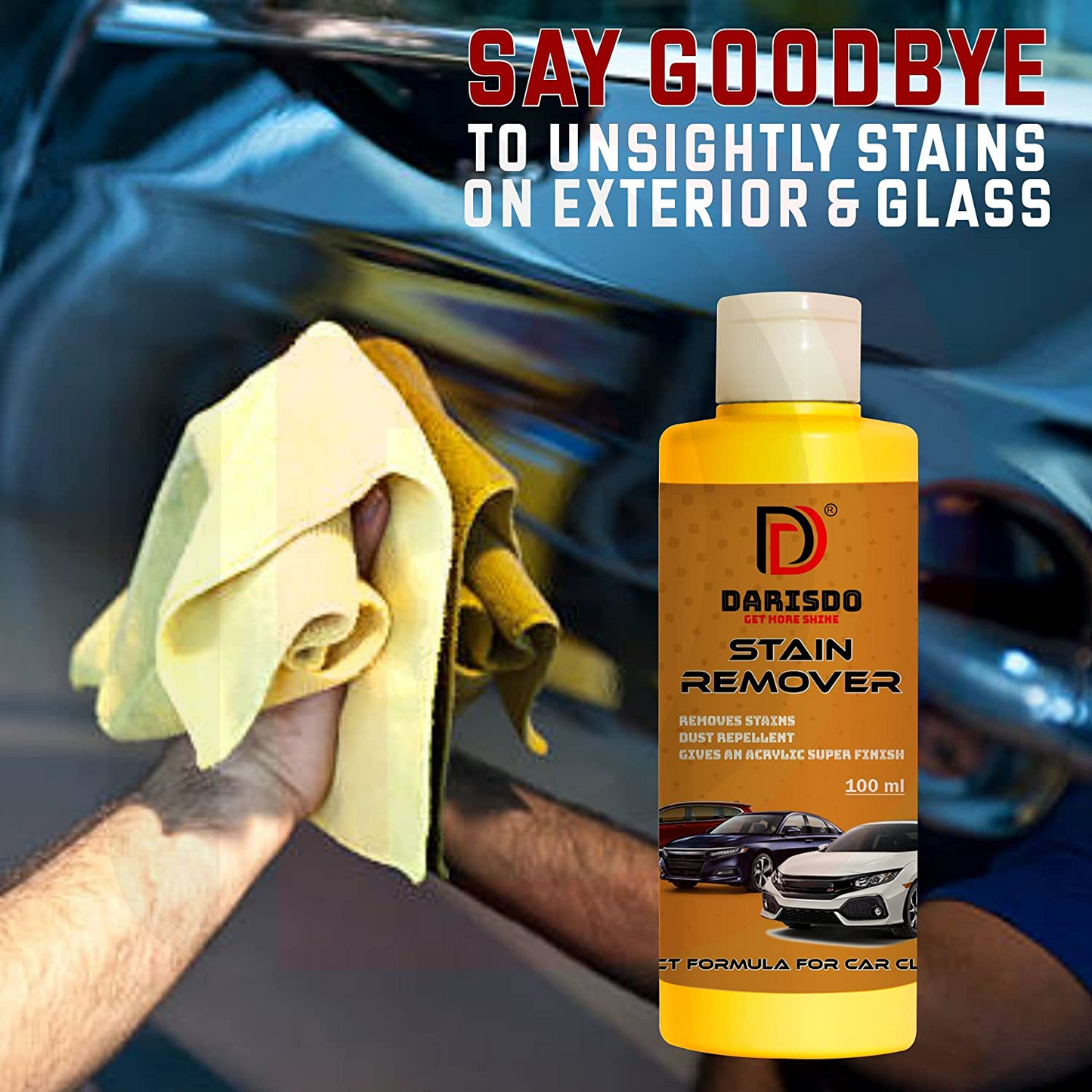 Darisdo Ultimate Car Scratch Remover - Polish & Paint Restorer - Easily Repair Paint Scratches, Water Spots Stain/Scratch Remover (100 ml)