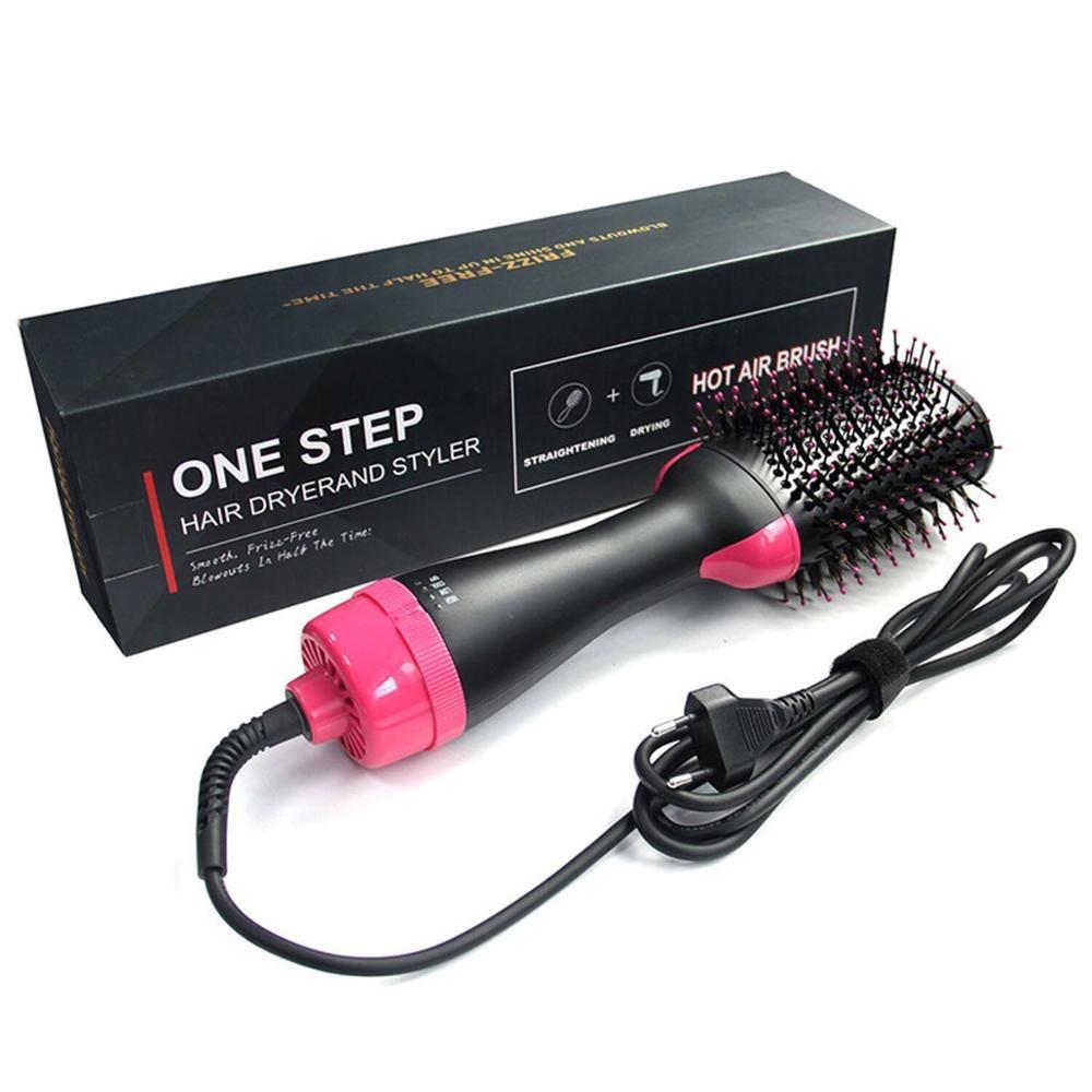 Hair Blow Dryer Brush One Step Hair Dryer & Volumizer Hot Air Brush Ceramic Electric Blow Dryer Styler 4 in1 Styling Negative Ion Hair Straightener Brush