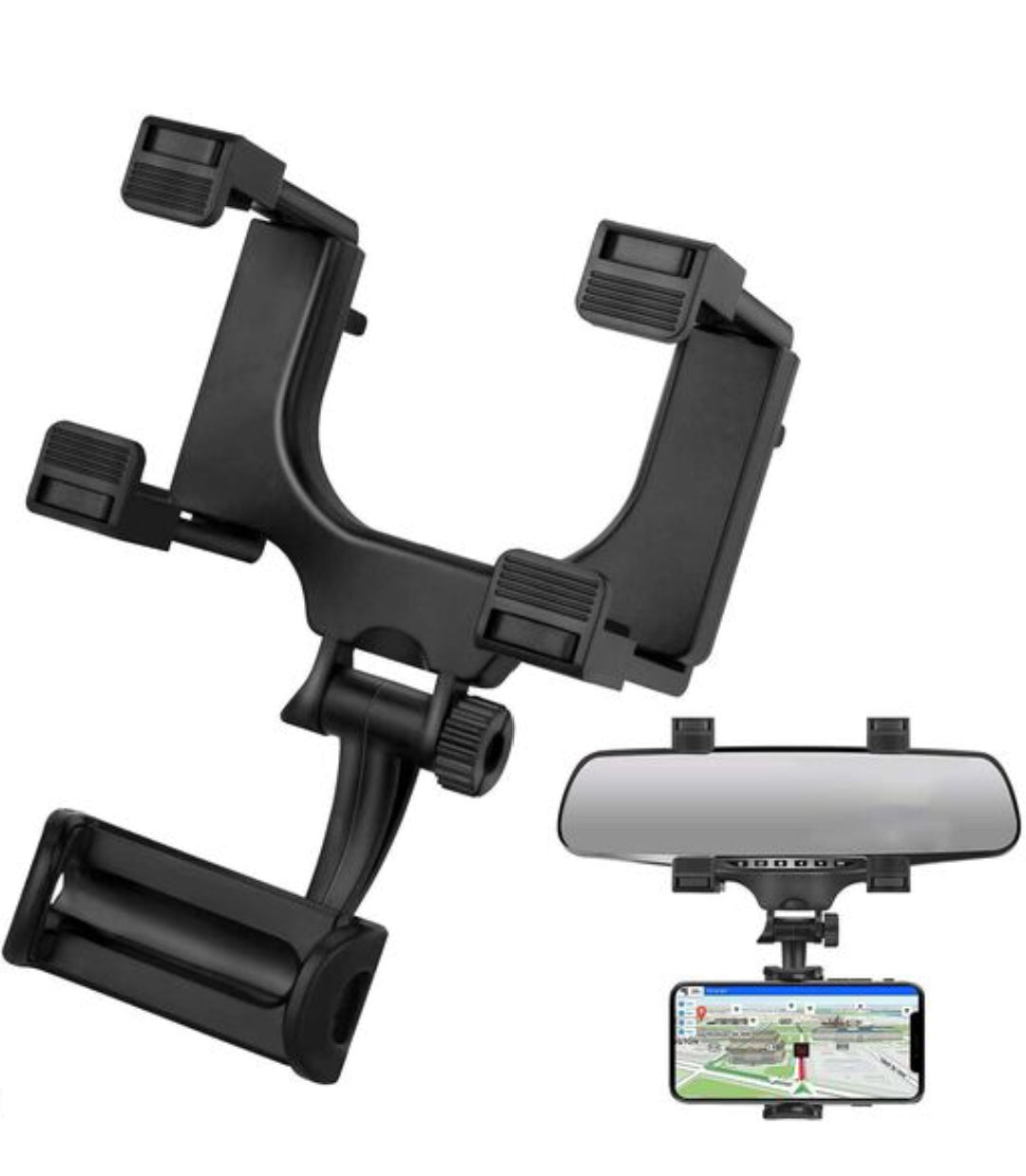 iPretty Flexible Car Mobile Holder Rear view mirror attachment