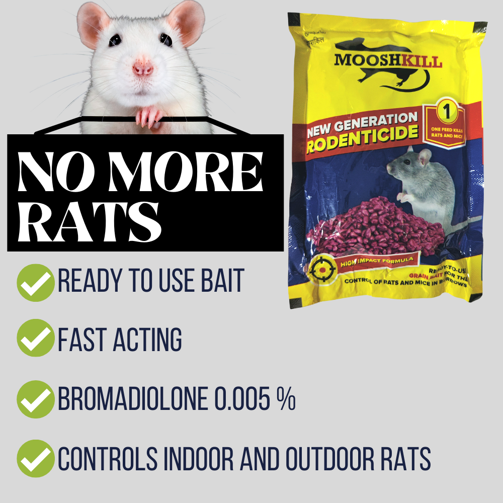 Rat Kill Granules 100g | Ready to use bait for the control of Rats and Mice 100GMx1