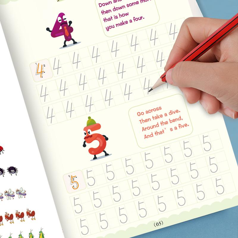 Practice Copybook For Kids to Improve Handwriting Drawing & Creativity