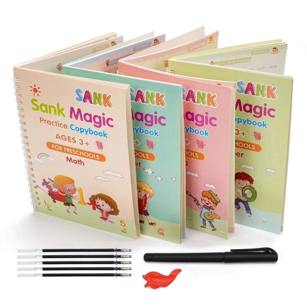 Practice Copybook For Kids to Improve Handwriting Drawing & Creativity