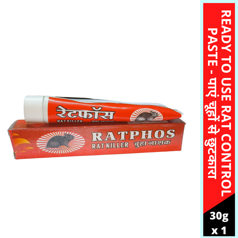 Rat Kill Gel | Ready to Use Rat Killer for Indoor and Outdoor | Rodenticide Rat Poison Bait 30GMx1
