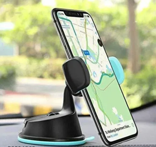 iPretty Car Mobile Holder Adjustable Phone Holder with 360 Degree Rotation Car Mount Mobile Phone Holder Stand for Dashboard Windshield