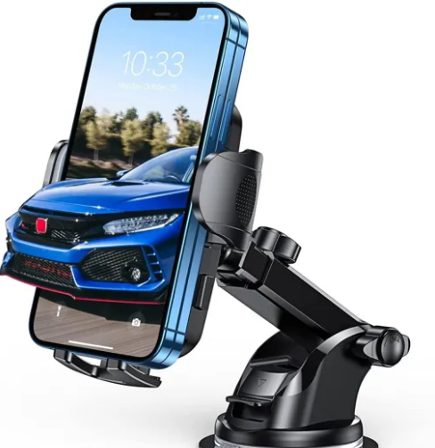 iPretty Car Mobile Holder for Dashboard, Windshield, Anti-slip, Clip (HQ)