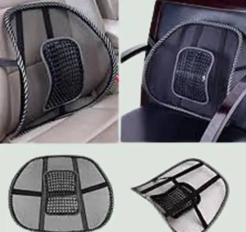 Car Back Pain Relief Lower Back Support for Chair Back Rest for Office Chair Lumbar Support Seat Lumbar Support Mesh Without Beads Car Backrest