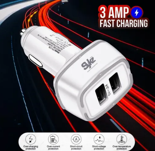 Sykz Turbo Car Charger For Mobile Charger