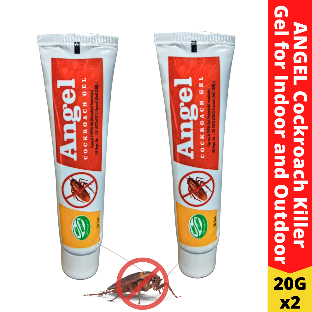 Angel Anti Roach Gel Cockroach Killer | Kitchen Safe, Odourless, Fast and Convenient 20GMx3