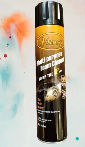 FHIGQ Multi Purpose Foam Cleaner Stain Remover Upholstery Cleaner Car Maintenance Spray Leather and Fabric Cleaner Car Washing Liquid 650Ml
