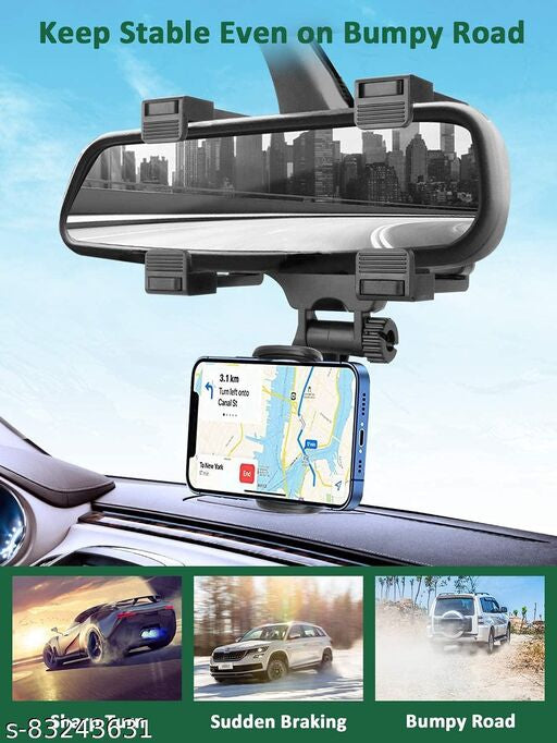 iPretty Flexible Car Mobile Holder Rear view mirror attachment