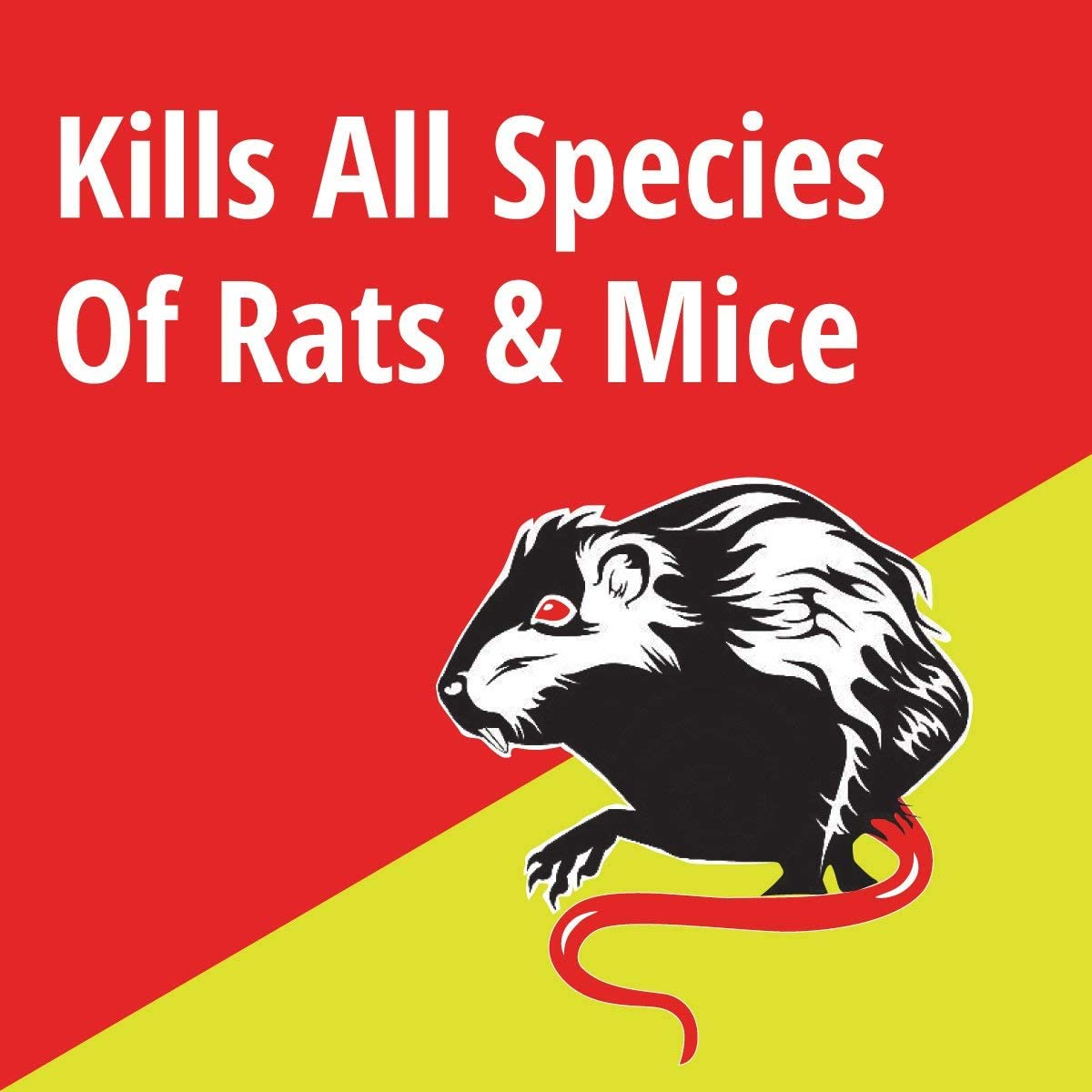 Rat Killer Granules | Rat Eliminator Zinc Phosphide 2% RB | Fast Acting | Reay to Use Bait 50Gx3