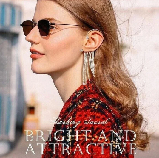 Sparkling Diamond Hanging Earings